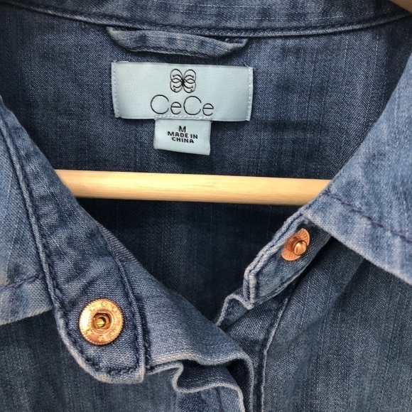 Cece essential denim shirt - Picture 5 of 7